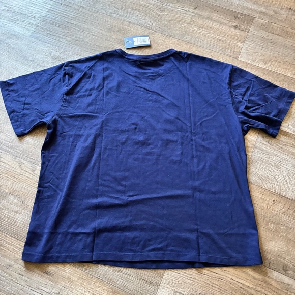 2pcs Universal Thread Women Cotton T-shirt short  Sleeve navy XL - Picture 5 of 7